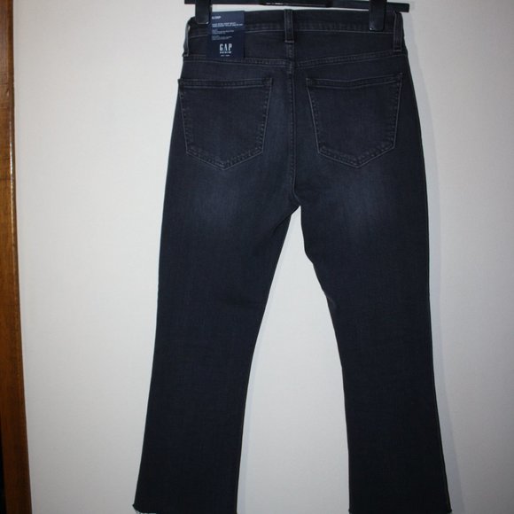 NWT Gap High Rise Crop Boot Ankle Flare Jean - Picture 3 of 9